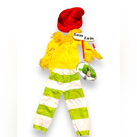 Dr Seuss Sam I am kids costume - Picture 2 of 3